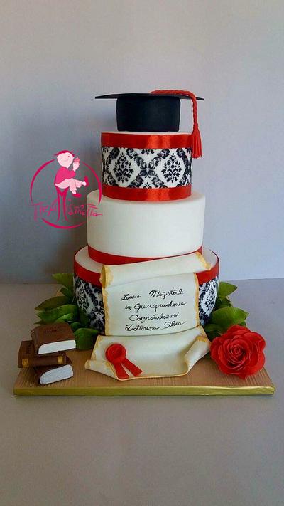 Graduation cake  - Cake by Daniela Mistretta 