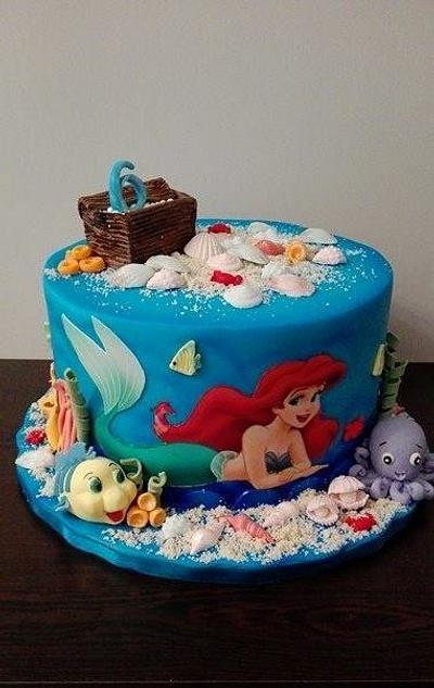 Little Mermaid and friends - Cake by Geri