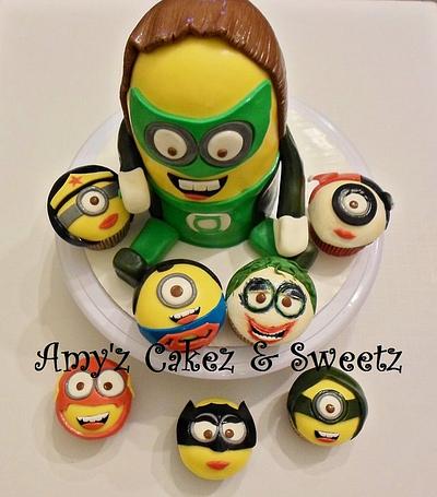 DC COMICS MINIONS - Cake by Amy'z Cakez & Sweetz