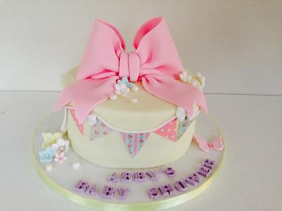 Baby shower cake  - Cake by nikki 