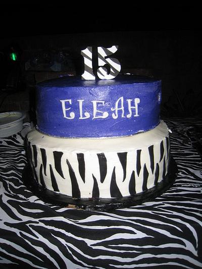 Zebra Cake - Cake by vkylyn