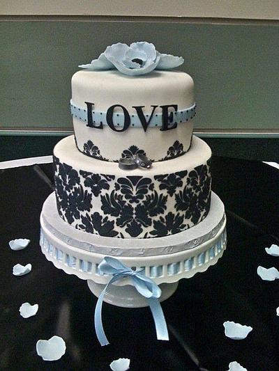 Rosalyn's bridal shower - Cake by SweetdesignsbyJesica