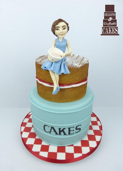 Mum, you're marvellous 50s Cake - Cake by Dragons and Daffodils Cakes