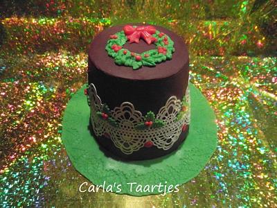 Mini Christmas Cake - Cake by Carla 