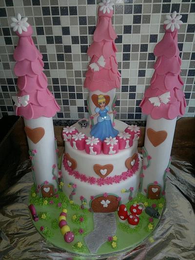 Princess Castle Cake - Cake by Natalie291