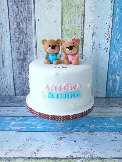 Teddy Bears - Cake by Kmeci Cakes 