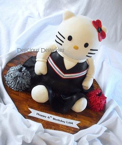Hello Kitty Cheerleader - Cake by DeliciousDeliveries