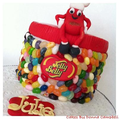 Tub of Jelly Belly's - Cake by Donna Campbell