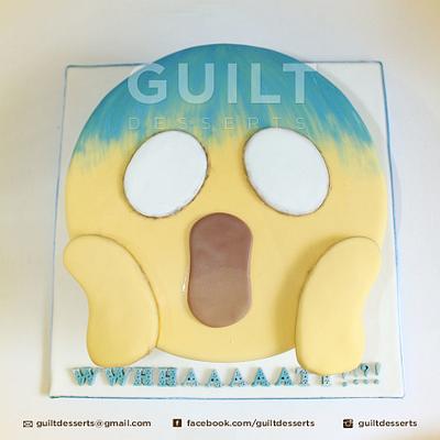 OMG Emoticon Cake - Cake by Guilt Desserts