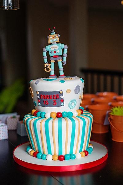 Parker's Robot Cake - Cake by Terri