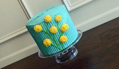Billy Buttons Cake - Cake by Shannon Bond Cake Design