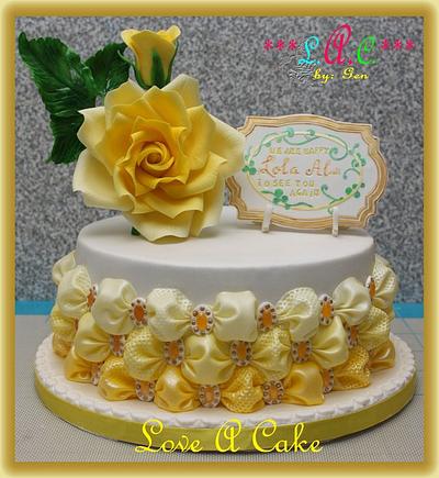 Billows 'n Bloom-themed Reunion Cake - Cake by genzLoveACake