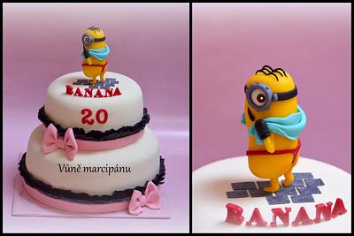 Minion - Cake by vunemarcipanu