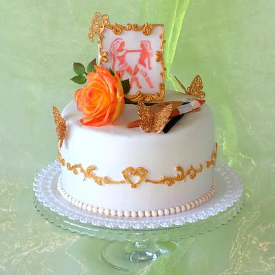 Cake for lady painter - Cake by Eva Kralova