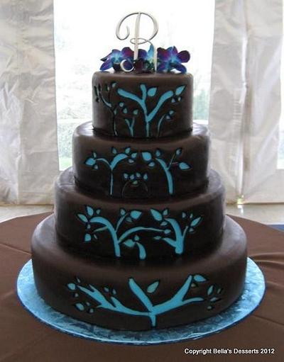 Cut out wedding cake - Cake by Lauren Cortesi