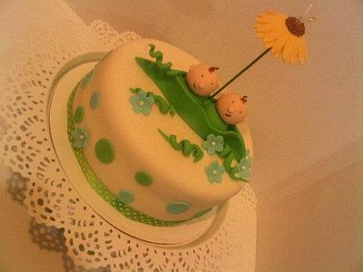 Two Peas in a Pod Cake - Cake by Cindy
