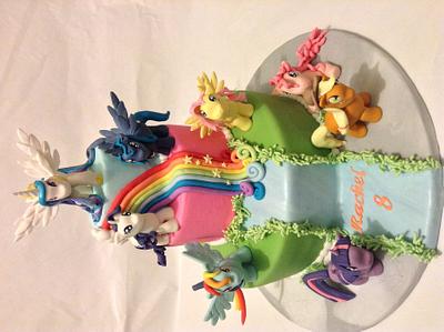 My little pony - Cake by Elisabethf