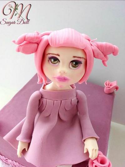 Shabby Pink Sugar Doll - Cake by M Sugar Doll