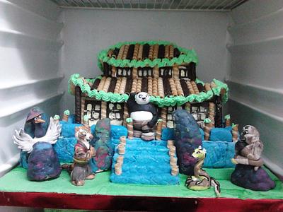 TEMPLE OF KUNG FU CAKE - Cake by Camelia