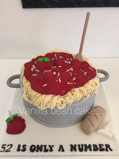 Spaghetti cake - Cake by Vanilla bean cakes Cyprus