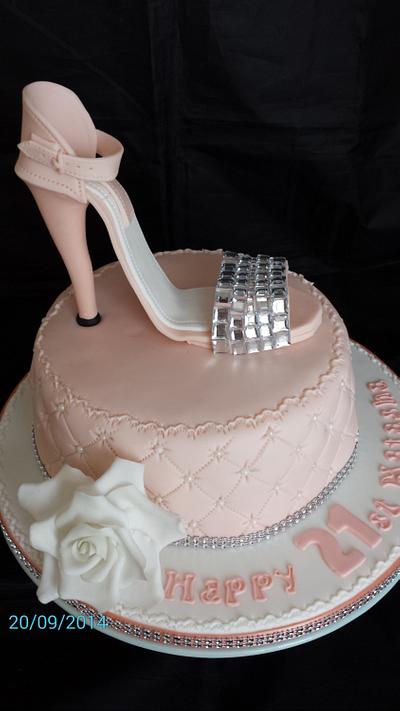 Nude shoe cake - Cake by Tracey Lewis