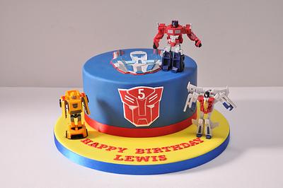 Transformers Cake - Cake by Sue Field