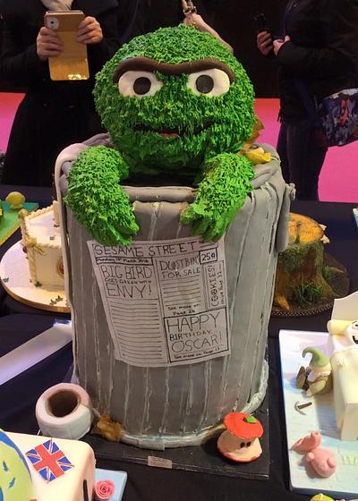Oscar the Grouch - Cake by Woody's Bakes