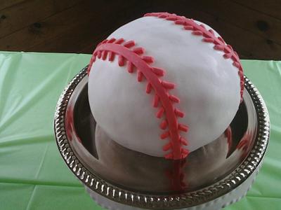 Baseball Cake - Cake by Heather
