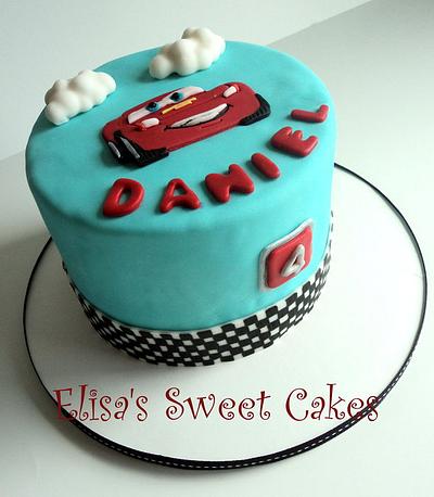 Cars Cute cake - Cake by Elisa's Sweet Cakes