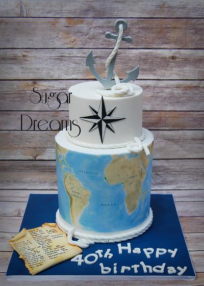 Nautical Themed cake - Cake by Sugar dreams