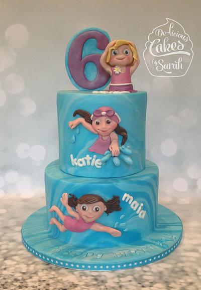 Swimming Party cake - Cake by De-licious Cakes by Sarah