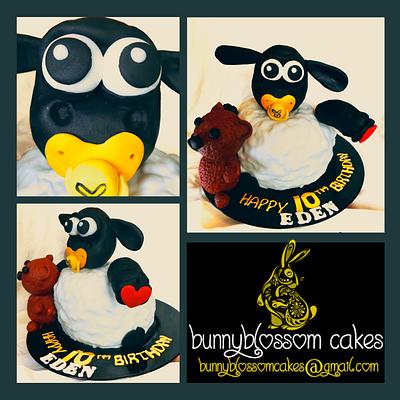 Sheep cake - Cake by BunnyBlossom