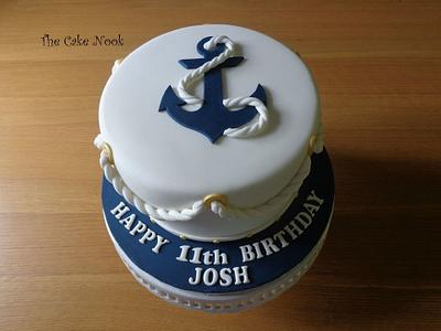 Anchor cake - Cake by Zoe White