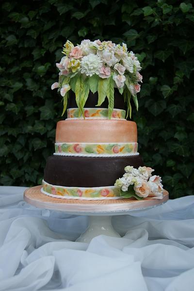 cake with flowers bouquet - Cake by Katarzynka