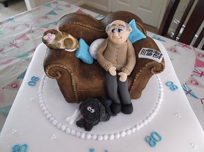 Sofa Birthday Cake - Cake by Chaley O'Neill