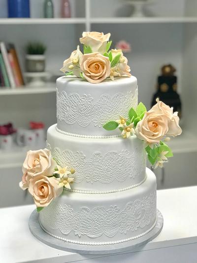 Wedding cake - Cake by Alejandro Chichiraldi Pastelero