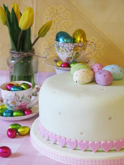 Spring Easter Egg - Cake by Sugar&Lace Cake Company