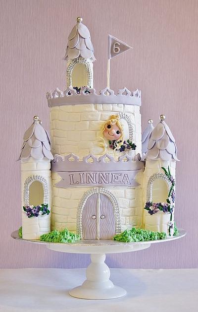 Princess castle cake - Cake by Sannas tårtor