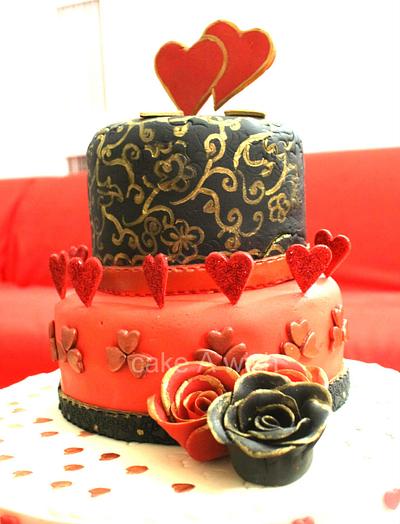 Valentine's day cake - Cake by pam02