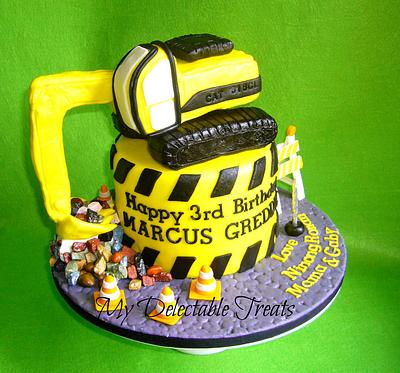 Marcus' Construction themed cake - Cake by Donna Dolendo
