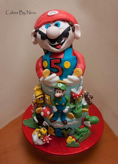 Its Mario and Company - Cake by Cakes by Nina Camberley