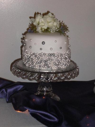 My 1st Wedding....very exciting. - Cake by Sandee 