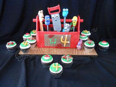 Handy Manny toolbox cake - Cake by Teresa Cunha