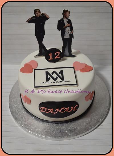 Marcus & Martinus birthday cake - Cake by Konstantina - K & D's Sweet Creations