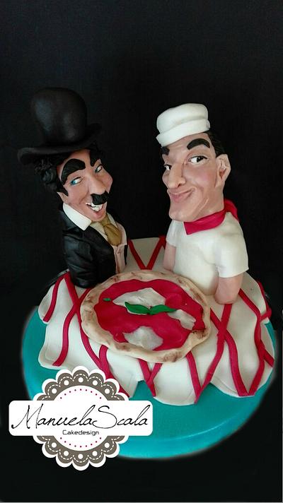 Chaplin vs Totò - Cake by manuela scala