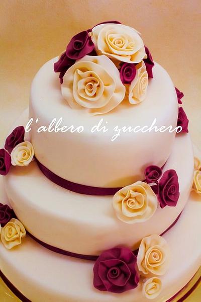 Wedding cake - Cake by L'albero di zucchero