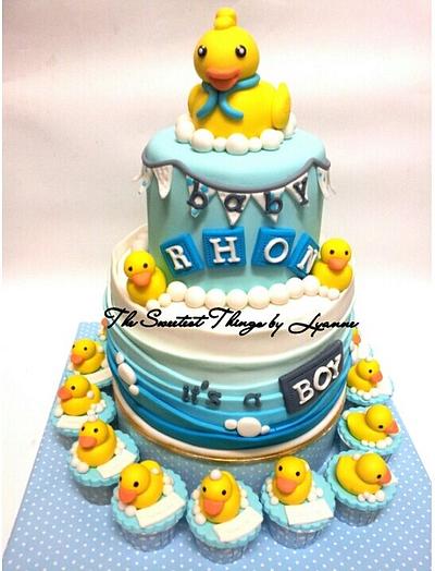 Rubber Duckie baby shower cake - Cake by lyanne