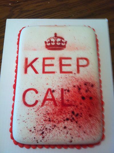 Keep Calm - Cake by StephS
