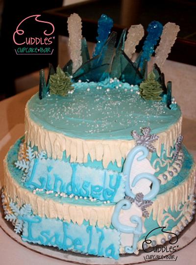 Frozen - Cake by Cuddles' Cupcake Bar