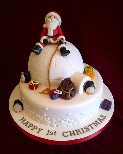 Christmas Igloo - Cake by CakeyCake